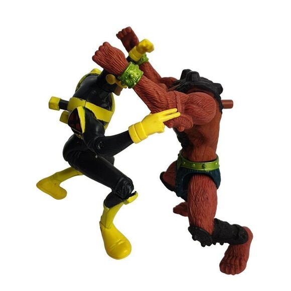 Marvel Cyclops X-Man Evolution Figure  Beast Man Masters of the Universe Bundle - Picture 5 of 7